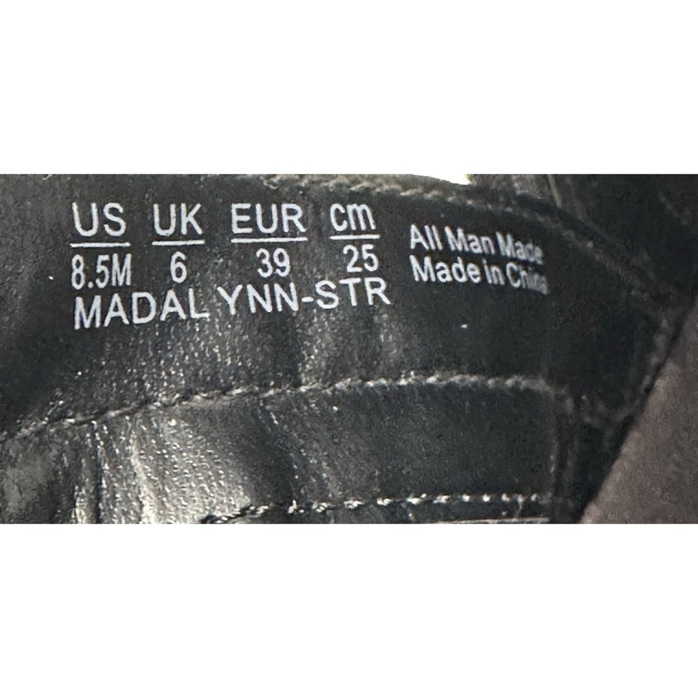 Naturalizer Madalynn Black Faux Leather Strap Bootie Womens Size 8.5M New $185 - Picture 11 of 12